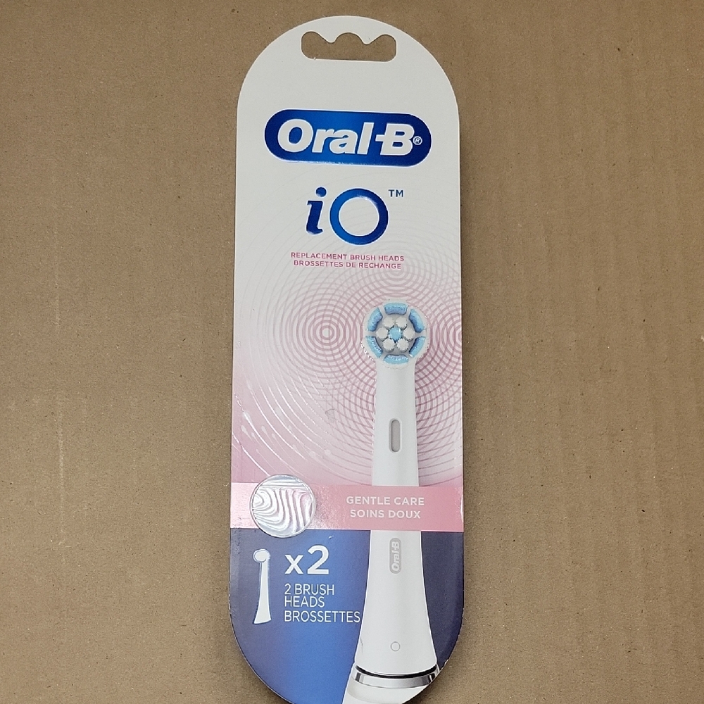 Oral-B iO Gentle Care Replacement Brush Heads - White 2 Pack